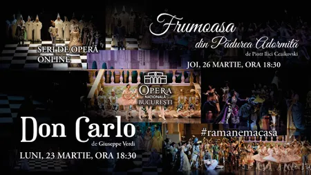 Opera Naţională Bucureşti lansează Seri de Operă Online. Vezi programul