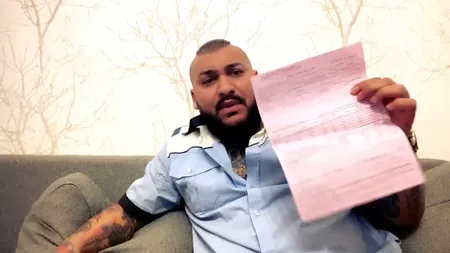 Dani Mocanu, chef cu poliţistul care l-a amendat. Imaginea-şoc care a declanşat o anchetă internă în Poliţie FOTO