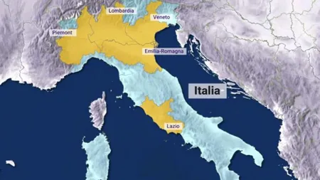 Coronavirus în Italia: Numărul pacienţilor infectaţi cu COVID-19, în scădere pentru a treia zi consecutiv