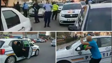 BĂTAIE în stradă cu Poliţia la Hunedoara. Patru persoane, reţinute pentru 24 de ore. Trei amenzi în valoare de 9.000 de lei
