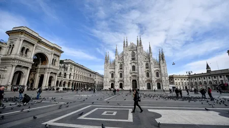 COVID-19 dă peste cap circulaţia la Milano. Zeci de km de străzi vor fi transformate în alei pietonale şi piste de biciclete