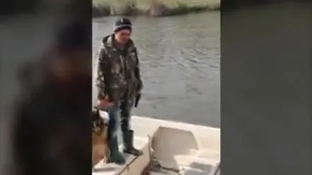Scandal şi ameninţări cu pistolul în Delta Dunării