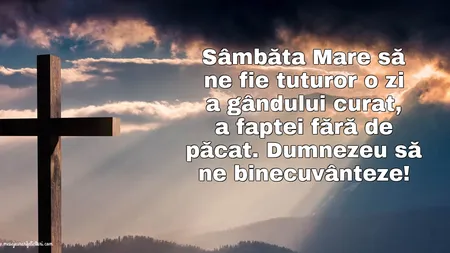 CALENDAR ORTODOX 18 APRILIE 2020. Ce români îşi serbează onomastica în Sâmbăta Mare