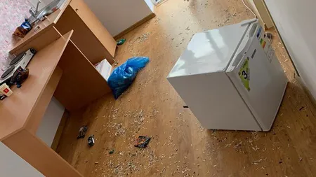 Imagini revoltătoare cu dezastrul lăsat la centrele de carantină din Galaţi: 