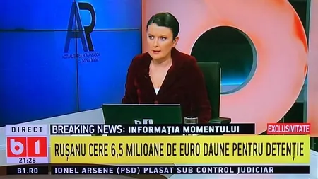 B1 o acuză pe Sorina Matei că este susţinută de Sputnik! Explicaţile postului TV şi ale patronatului după demiterea moderatoarei