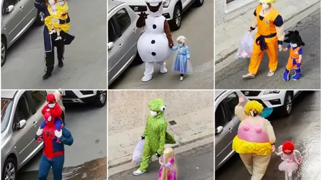 Superman, Batman sau Joker? Modul extraordinar în care un tată îşi trece fiica prin pandemie VIDEO