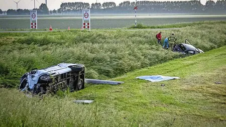 Microbuzul care s-a răsturnat în Olanda era plin cu români. Doi au murit, patru au fost răniţi
