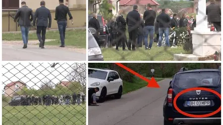 Înmormântare cu zeci de persoane, inclusiv magistraţi, în plină pandemie