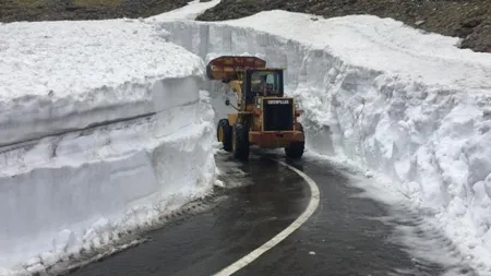 Cum arată Transfăgărăşan cu câteva zile înainte de venirea verii