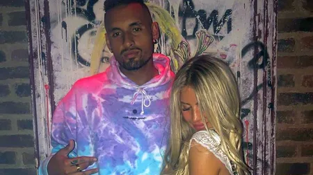 Nick Kyrgios, ipostaze tandre cu spectaculoasa soră geamănă a lui Eugenie Bouchard FOTO