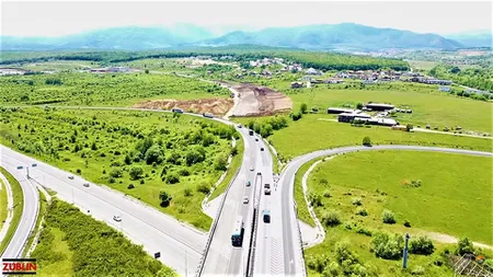 Cum arată primul lot în lucru din autostrada A1 Sibiu - Piteşti. 