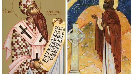 CALENDAR ORTODOX 9 IUNIE 2020. Sfinţii Chiril din Alexandria şi Columba din Iona, tămăduitori de boli şi mari făcători de minuni