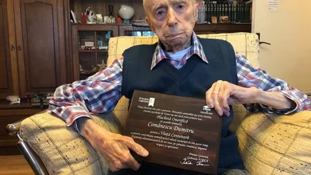 Românul Dumitru Comănescu, declarat acum o lună cel mai vârstnic bărbat din lume, a murit la 111 ani şi 231 de zile