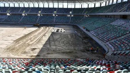 Macarale râd în soare! Imagini noi cu stadioanele care se ridică în Bucureşti VIDEO