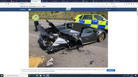 Ghinion teribil. Un Lamborghini Huracan a fost făcut praf la doar 20 de minute după ce a fost cumpărat FOTO