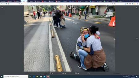 Imagini teribile de la cutremurul din Mexic. Mai multe clădiri se clatină periculos, unele chiar s-au prăbuşit VIDEO