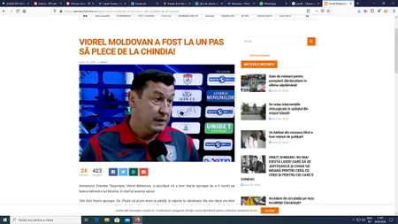 Chindia Târgovişte, soluţie disperată pentru a evita retrogradarea. A numit un nou antrenor în locul lui Viorel Moldovan