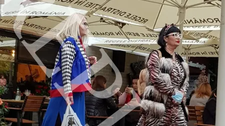 Ozana Barabancea, la plimbare prin Sinaia cu câteva zile înainte să afle că are COVID. A intrat în contact cu oameni de la terase