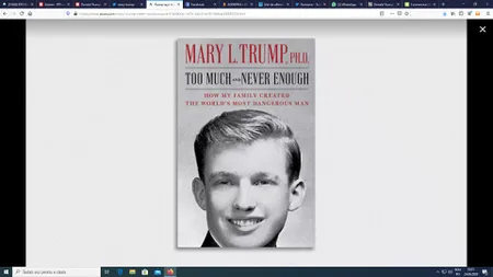 O nouă carte explozivă despre Donald Trump, scrisă de o nepoată a preşedintelui. Familia încearcă să blocheze apariţia ei în librării