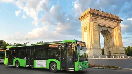 Primele autobuze hibrid au început deja să circule în Bucureşti. Ce traseu au