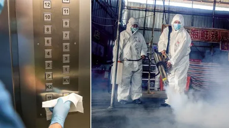 Zeci de persoane contaminate cu noul coronavirus după ce au mers cu liftul
