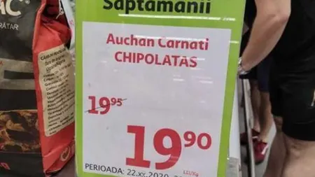 Un mare hipermarket din România s-a făcut de râs. Clienţii aveau reducere de doar 5 bani la 