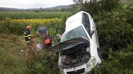 Accident cu patru victime în Cluj. Un bebeluş de şase luni a fost rănit