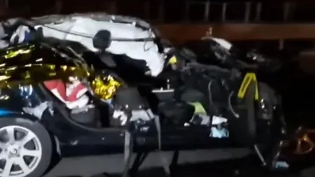 Accident cumplit pe A1. O fetiţă de doi ani şi mama acesteia au murit VIDEO