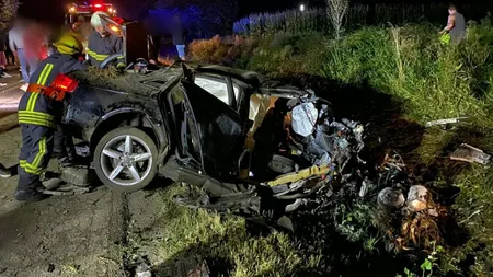Accident grav în judeţul Suceava, după ce o maşină a căzut într-un şanţ: o persoană a murit, trei au fost rănit  VIDEO