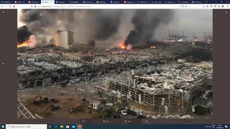 Explozia de la Beirut a avut echivalentul unui cutremur cu magnitudinea 4,5. Ce spun seismologii
