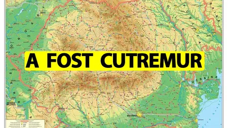 Cutremure succesive în România. Două seisme în aceeaşi zi în Vrancea