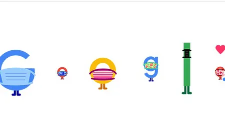 Google te îndeamnă să respecţi măsurile speciale printr-un Doogle special FOTO