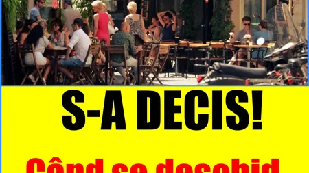Terasele se închid la 22.00 în cursul săptămânii şi la 24.00 în weekend