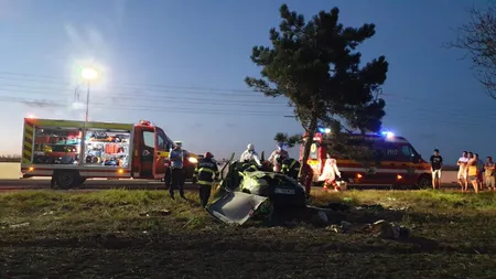 Accident mortal la mare. La volan se afla un tânăr de 29 de ani