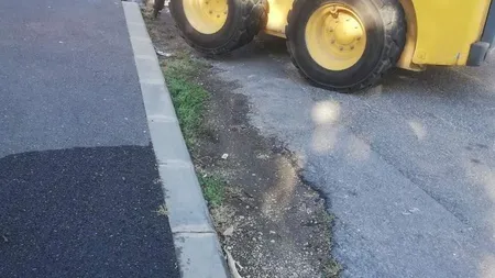 Aurelian Temişan, revoltat! Cum se schimbă bordurile în stare perfectă pe o stradă, culmea neasfaltată! FOTO