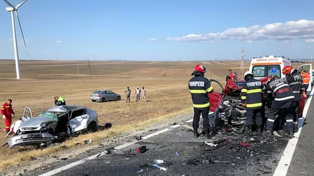 Tragedie în judeţul Constanţa. Două persoane au murit pe loc în urma unui accident