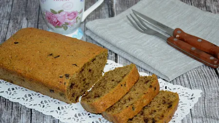 Chec cu dovleac si ciocolata neagra