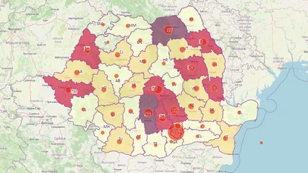 CORONAVIRUS 9 SEPTEMBRIE. Capitala are cel mai mare număr de cazuri noi. Situaţia infectărilor în toate judeţele ţării