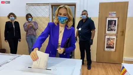 Gabriela Firea a votat: 