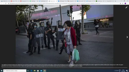 CORONAVIRUS. Interdicţii noi impuse la Madrid. Mai mult de un milion de oameni au restricţii să iasă din cartierele lor
