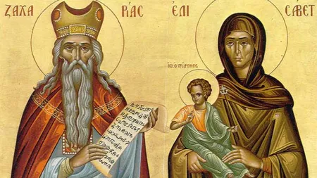 CALENDAR ORTODOX 5 SEPTEMBRIE 2020. Sfântul Proroc Zaharia şi Dreapta Elisabeta, ocrotitori şi grabnic ajutători ai mamelor şi copiilor