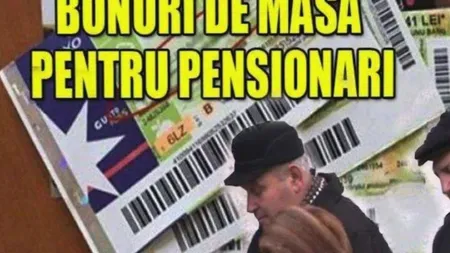 TICHETE DE MASĂ pentru pensionari. Care este valoarea voucherelor de masă şi cum se distribuie