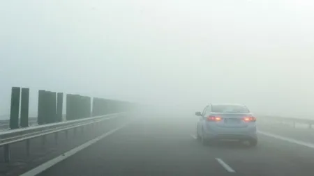 Cod GALBEN de ceaţă în România. Vizibiltatea scade sub 50 de metri