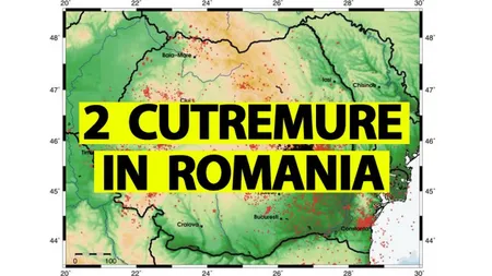 Cutremure succesive în zona Vrancea