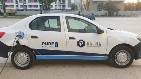 FOTO Primul Logan tunat de studenţii de la Politehnică. Este autonom şi 100% electric