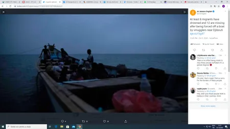 Cruzime inimaginabilă la bordul unui vas de migranţi. Zeci de tineri au fost împinşi în valuri, opt au murit, 12 sunt daţi dispăruţi