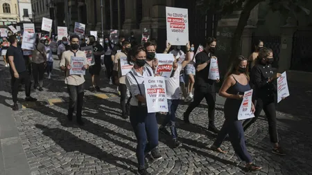 Reprezentanţii HoReCa organizează un nou protest în Piaţa Victoriei