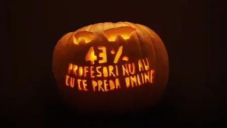 De Halloween, Salvaţi Copiii sperie România cu cifre despre educaţie, nu cu monştri