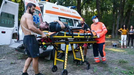 Gabi Toader, accidentat şi eliminat. Imagini şocante de la Ferma