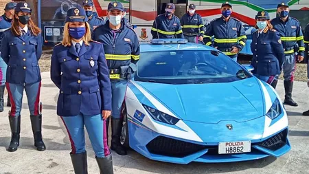 Rinichi pentru transplant, livrat cu un Lamborghini de Poliţia din Italia. În cât timp a parcurs 500 de kilometri VIDEO